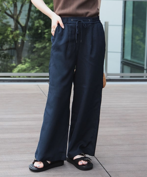 BEAMS HEART（ビームス ハート）リネンライク イージーパンツ