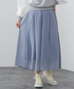 シフォンプリーツ パンツ