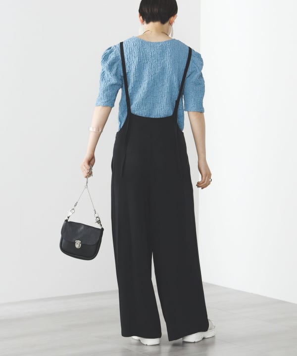 ストライプ細サスペンダーワイドパンツ | PANTS | anana online