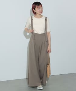 【TIME SALE商品】BEAMS HEART / 女裝 吊帶 高腰 長褲