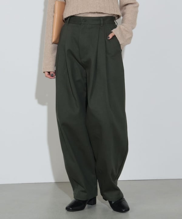 BEAMS HEART (BEAMS HEART) Twill Barrel Pants (Pants Chino