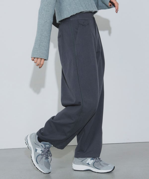BEAMS HEART（ビームス ハート）サイドボタン パンツ（S～M