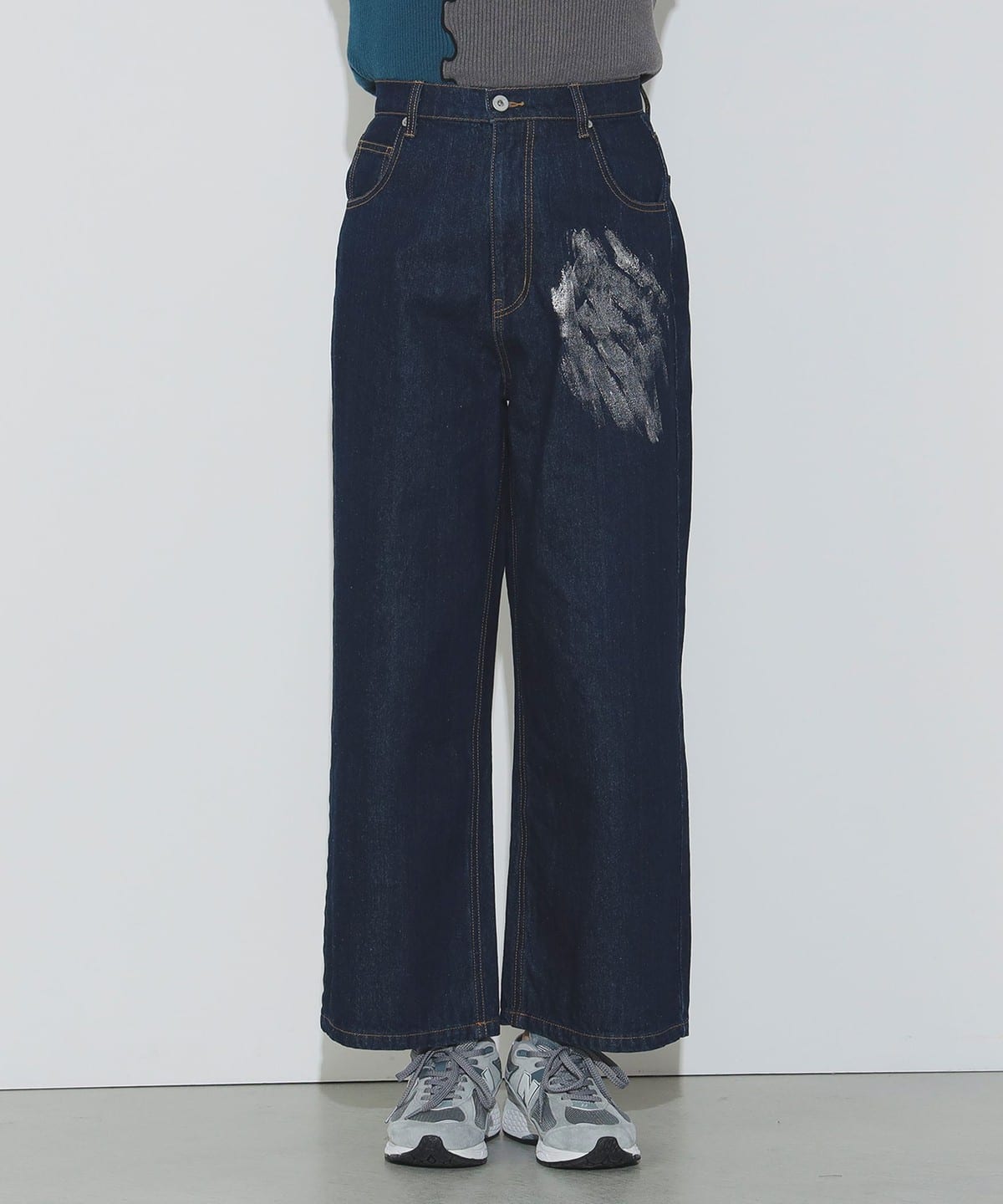 BEAMS F ジーンズ Jeanik × / 別注 インディゴ デニム メンズ