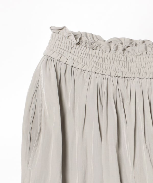 Satin flare pants