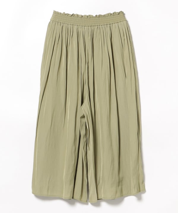 Satin flare pants