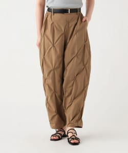 ピン刺繍 コクーンパンツ