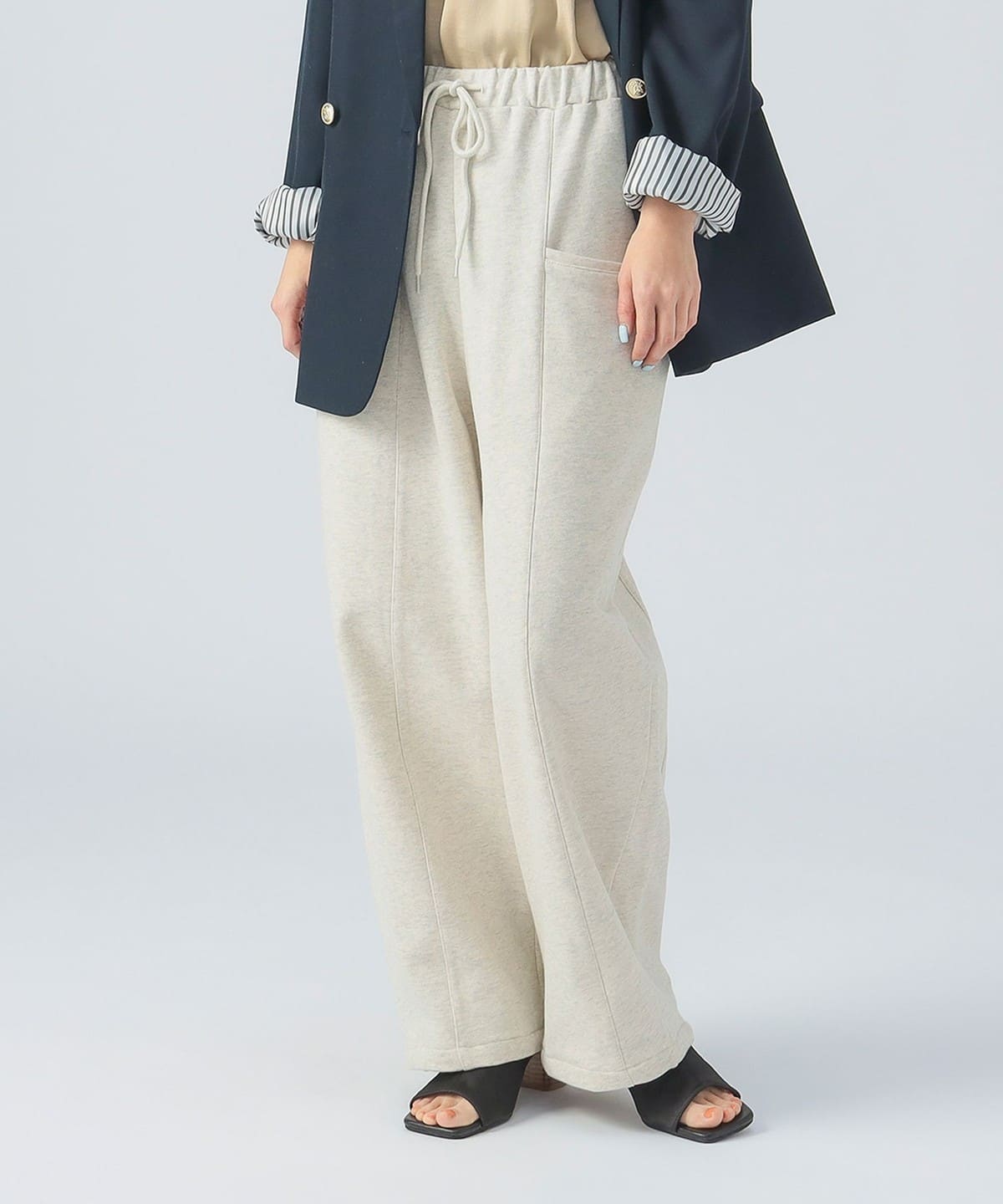 コクーン イージー スウェットパンツ パンツ WOMEN OATMEAL ONE SIZE コクーン イージー スウェットパンツ パンツ WOMEN OATMEAL ONE SIZE