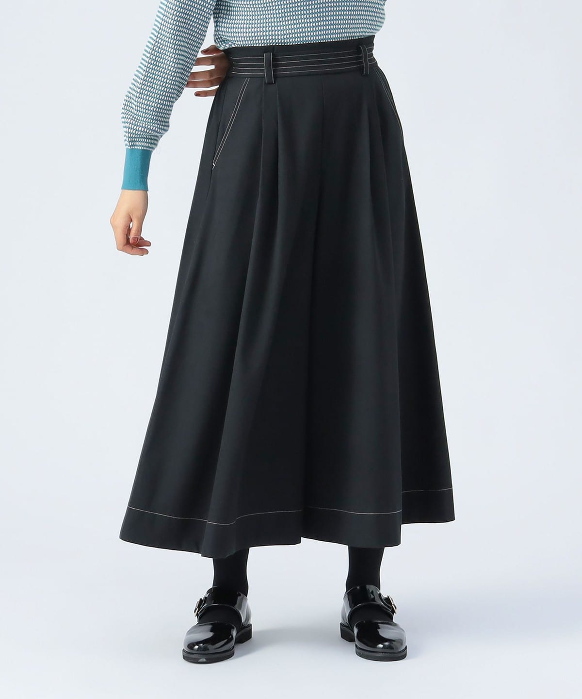 スエード調 ワイドパンツ パンツ WOMEN BLACK S スエード調 ワイドパンツ パンツ WOMEN BLACK S