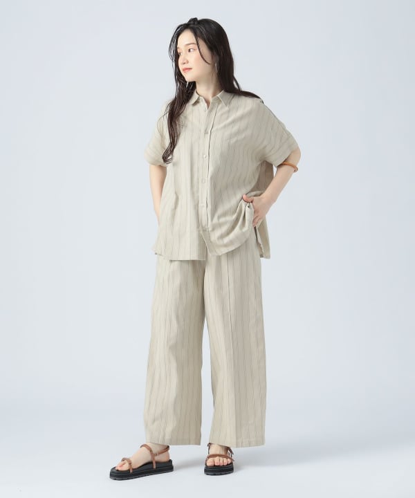 BEAMS HEART（ビームス ハート）先染め ストライプ パンツ（パンツ