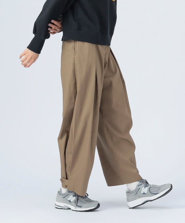 BEAMS HEART（ビームス ハート）かさね タック パンツ（パンツ