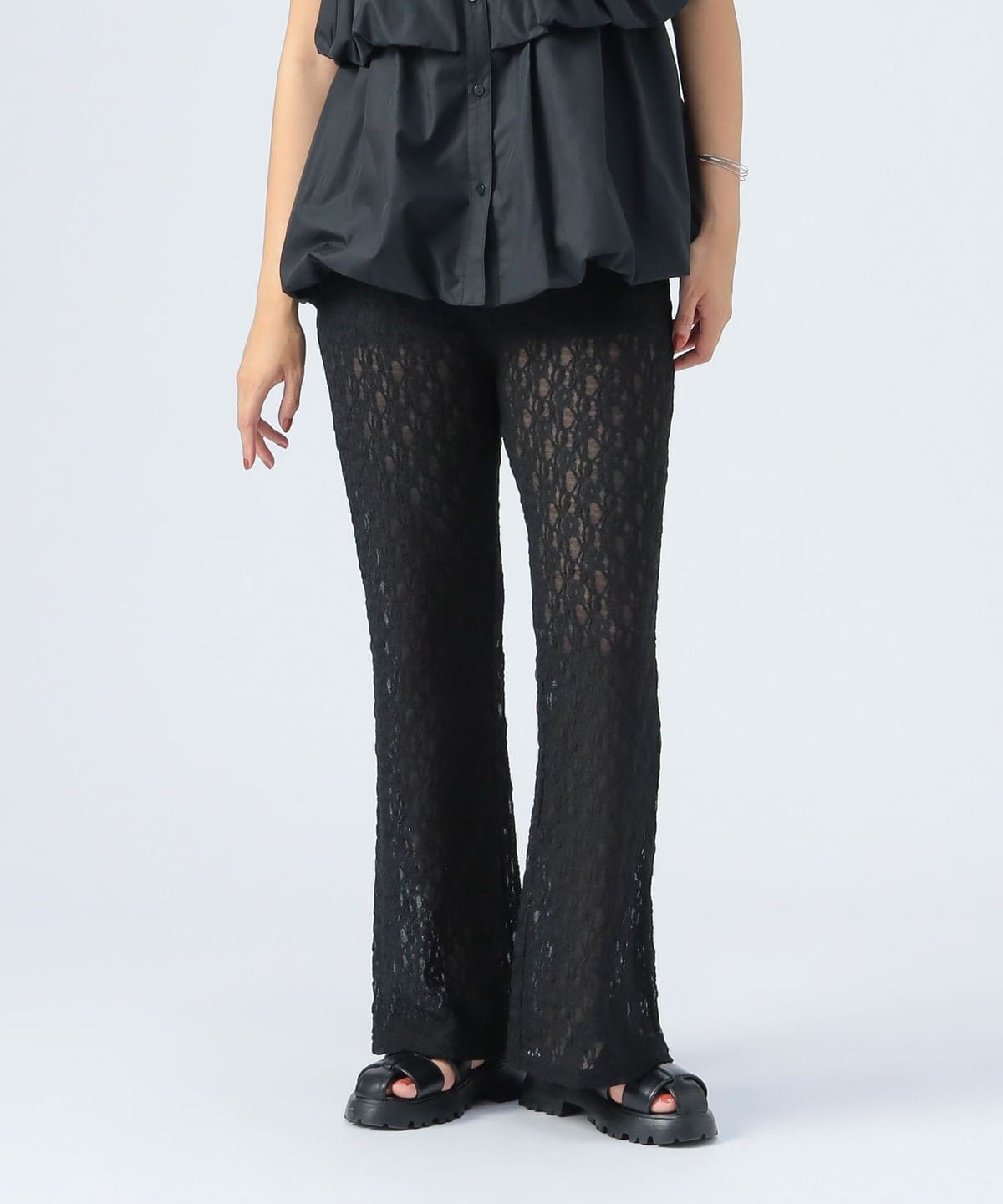 レース パンツ パンツ WOMEN BLACK ONE SIZE レース パンツ パンツ WOMEN BLACK ONE SIZE
