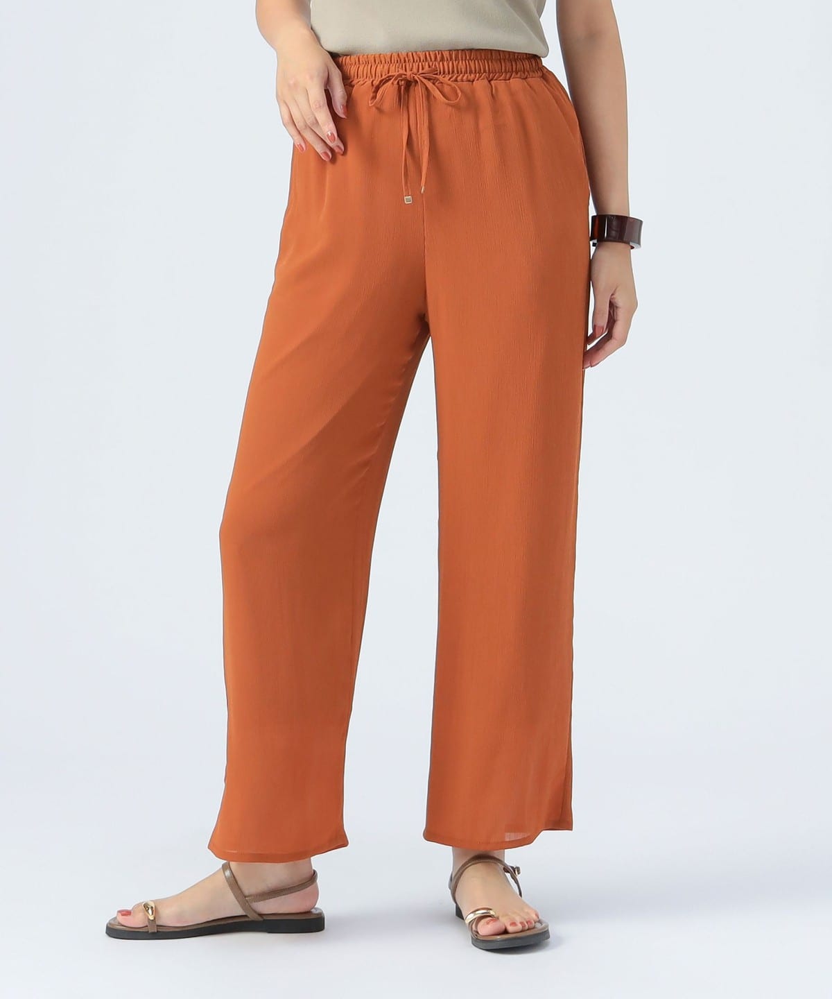 イージー スピンドルパンツ パンツ WOMEN CAMEL ONE SIZE イージー スピンドルパンツ パンツ WOMEN CAMEL ONE SIZE