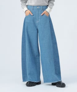 脇 ライン デニム パンツ