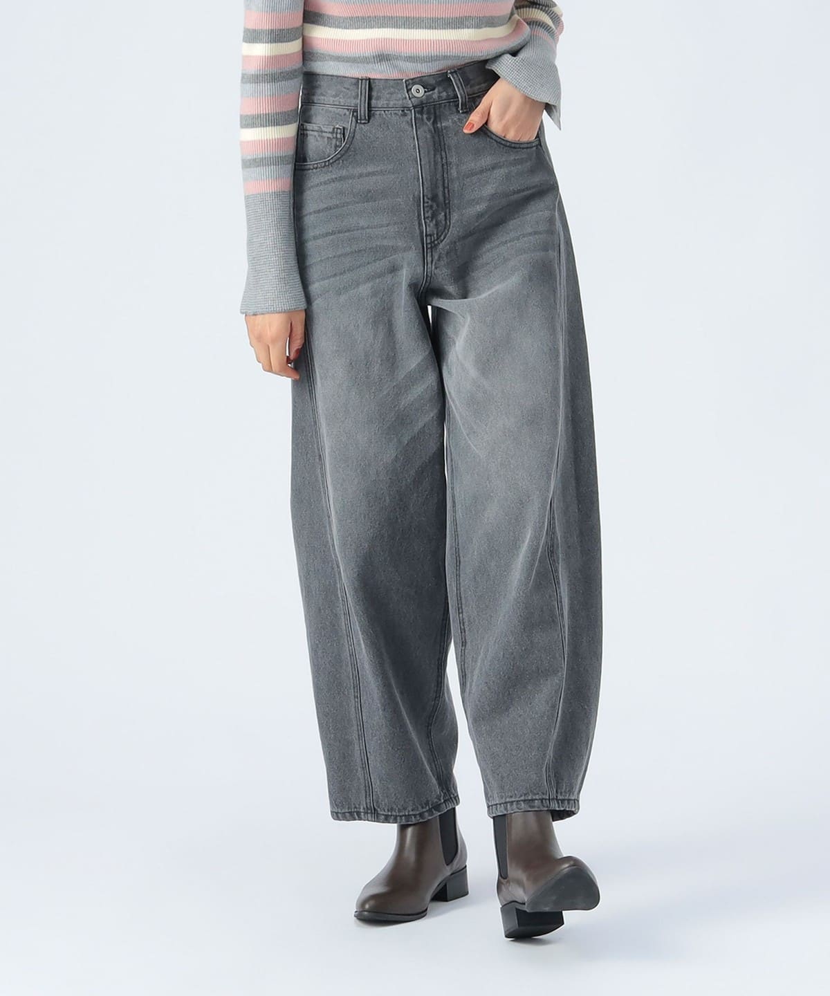 BEAMS デニム BEAMS HEART（ビームス ハート）デニム コクーン パンツ（パンツ