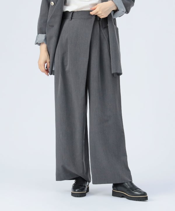 beams Heart ビームスハート　スラックス BEAMS HEART（ビームス ハート）ラメ ストライプ ローライズ