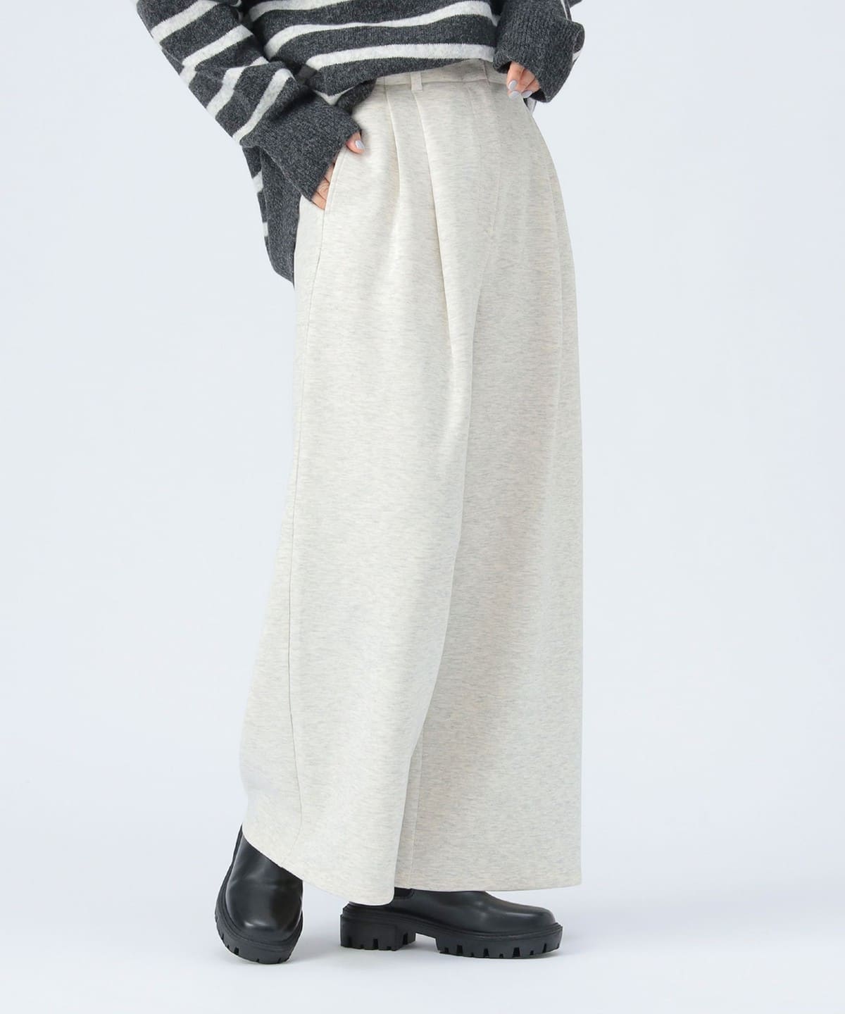 スウェット スラックス パンツ パンツ WOMEN OATMEAL ONE SIZE