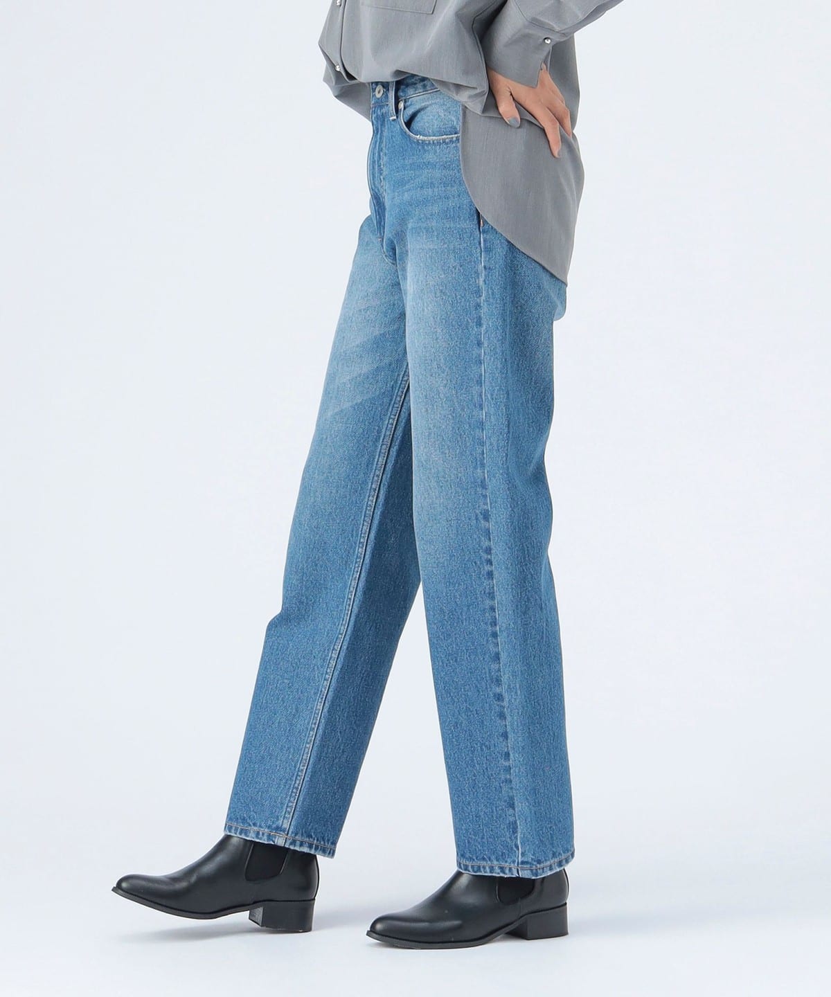 ベーシック デニムパンツ パンツ WOMEN BLUE S ベーシック デニムパンツ パンツ WOMEN BLUE S