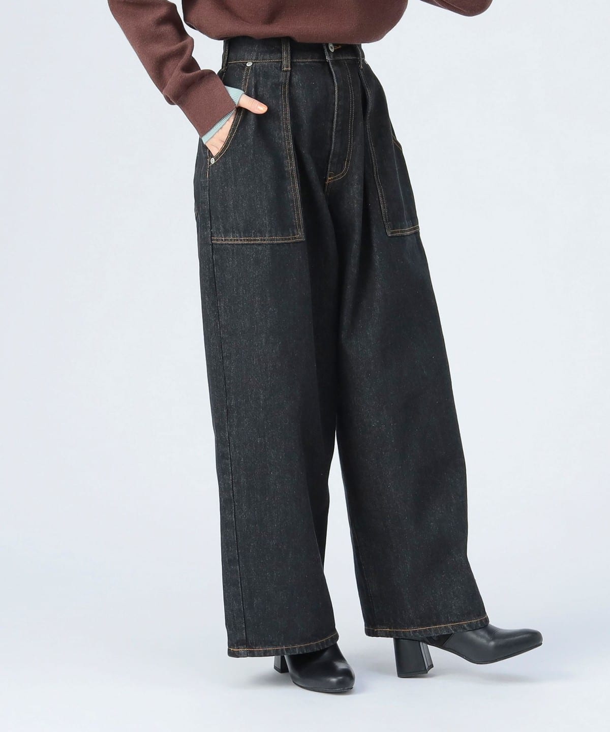 BEAMS HEART（ビームス ハート）オーバー ワイド デニム パンツ