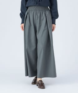 タック ワイドパンツ