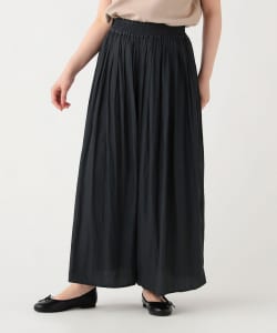 サテン フレア パンツ