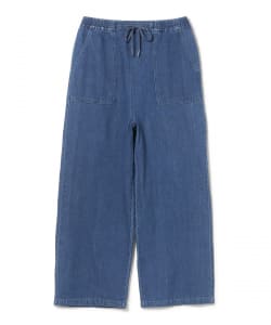 リネン デニム イージーパンツ