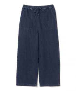 リネン デニム イージーパンツ