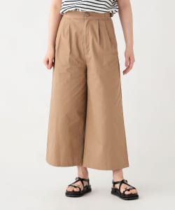 【+10%ポイントUP】サイドベルト タックワイドパンツ