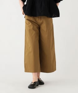 【+10%ポイントUP】サイドベルト タックワイドパンツ