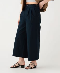 【+10%ポイントUP】サイドベルト タックワイドパンツ