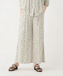 【+10%ポイントUP】更紗 フラワーパンツ