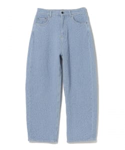 ジャカード デニム パンツ