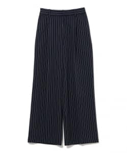 ピンストライプ タックパンツ