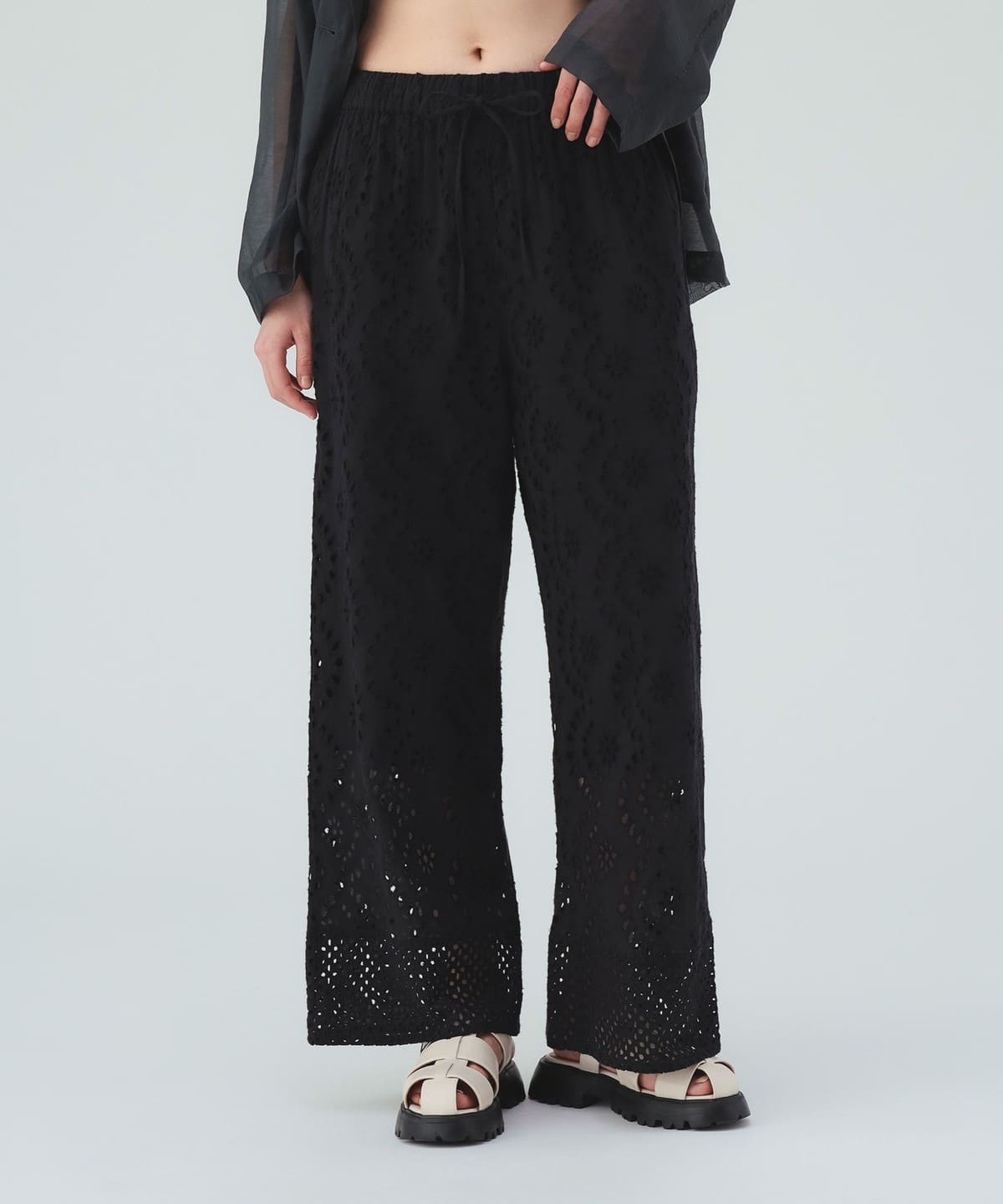 BEAMS HEART（ビームス ハート）INDIA レースワイド パンツ