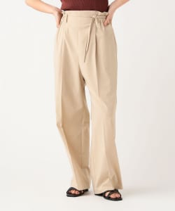 ヘザー ドライ タックパンツ