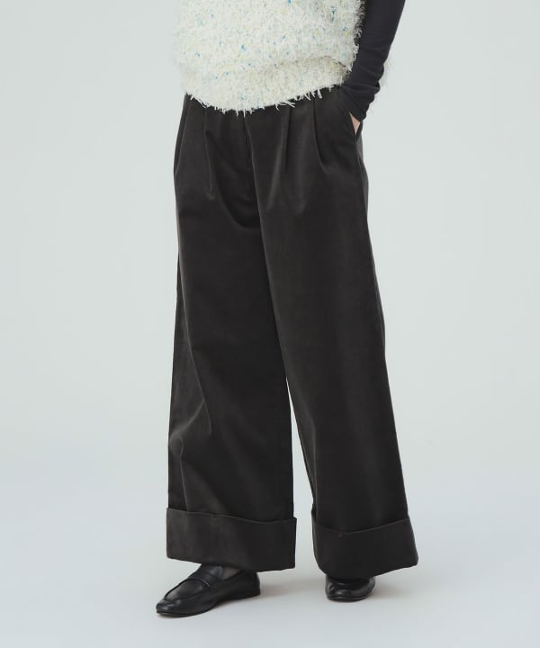 細コール タック パンツ [H：171cm Size：M]