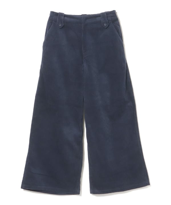 コーデュロイ ドロップループ ワイドパンツ