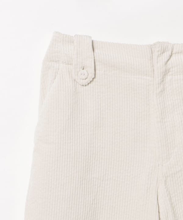 コーデュロイ ドロップループ ワイドパンツ