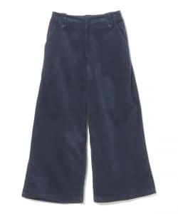 コーデュロイ ドロップループ ワイドパンツ