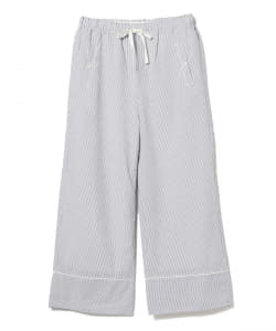 BEAMS HEART / サッカーストライプ ワイドパンツ