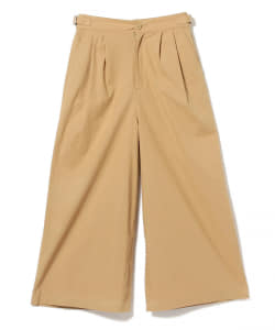 BEAMS HEART / サイド ベルト ワイド パンツ