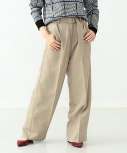 BEAMS HEART / ウエスト ディテール ワイドパンツ