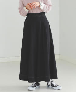 BEAMS HEART / フェイクスエード ワイドパンツ