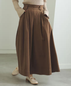 BEAMS HEART / フェイクスエード ワイドパンツ