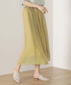シフォンプリーツ パンツ