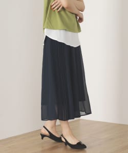 シフォンプリーツ パンツ