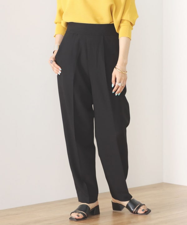 SALE／30%OFF】サイドベルト ワイドパンツ BEAMS HEART WOMEN ビームス