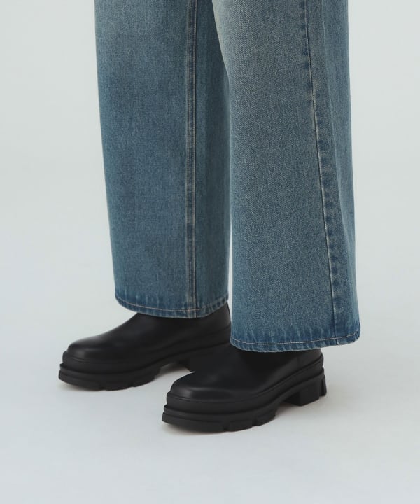 【10%OFFクーポン対象】ワイド ストレート デニム パンツ