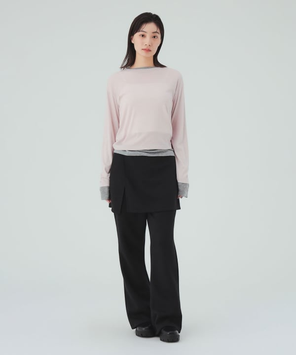 ラップスカート付き カット パンツ  [H：168cm]