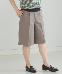 タック ハーフパンツ