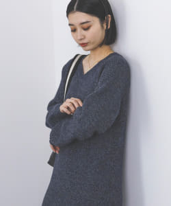 BEAMS HEART / メランジニット ワンピース